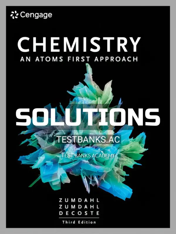 Solutions Manual for Chemistry An Atoms First Approach 3rd Edition by Zumdahl