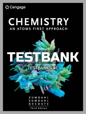 Test Bank for Chemistry An Atoms First Approach 3rd Edition by Zumdahl