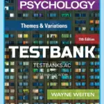 Test Bank for Psychology Themes and Variations 11th Edition by Weiten