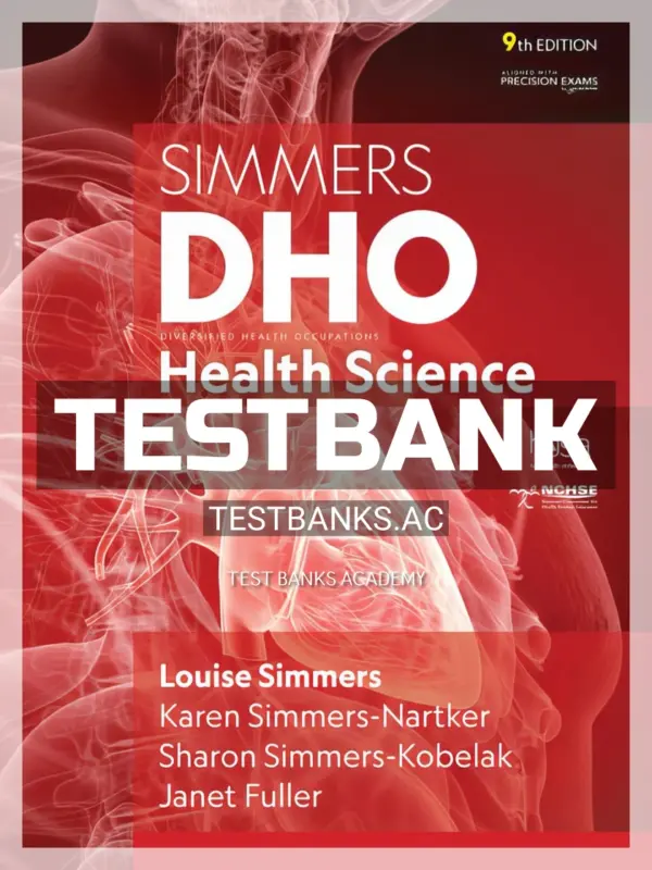 Test Bank for DHO Health Science 9th Edition by Simmers