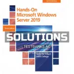 Solutions Manual for Hands On Microsoft Windows Server 2019 3rd Edition by Eckert