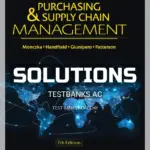 Solutions Manual for Purchasing and Supply Chain Management 7th Edition by Monczka