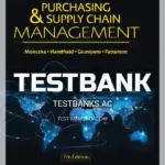 Test Bank for Purchasing and Supply Chain Management 7th Edition by Monczka