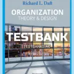 Test Bank for Organization Theory & Design 13th Edition by Daft