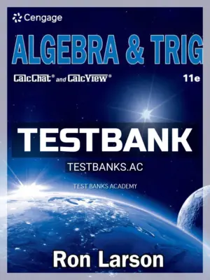 Test Bank for Algebra and Trig 11th Edition by Larson