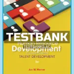 Test Bank for Human Resource Development Talent Development 8th Edition by Werner
