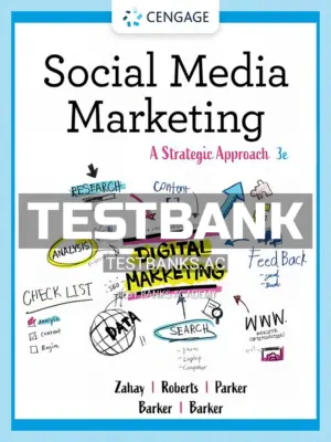 Test Bank for Social Media Marketing 3rd Edition by Zahay