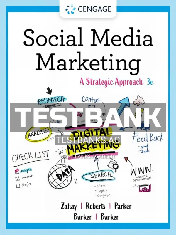 Test Bank for Social Media Marketing 3rd Edition by Zahay