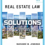 Solutions Manual for Real Estate Law 12th Edition by Jennings