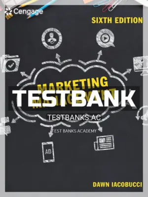 Test Bank for Marketing Management 6th Edition by Iacobucci