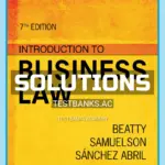 Solutions Manual for Introduction to Business Law 7th Edition by Beatty