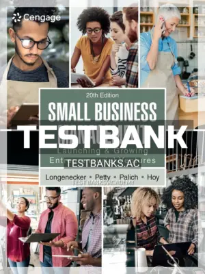 Test Bank for Small Business Management 20th Edition by Longenecker