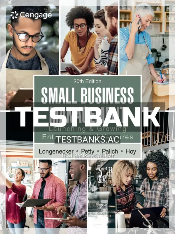 Test Bank for Small Business Management 20th Edition by Longenecker