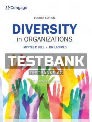 Test Bank for Diversity in Organizations 4th Edition by Bell