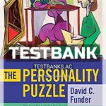 Test Bank for Personality Puzzle 8th Edition by Funder