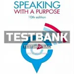 Test Bank for Speaking with a Purpose 10th Edition by Koch