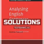 Solutions Manual for Analysing English Sentences 2nd Edition by Radford