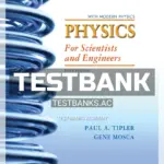 Test Bank for Physics for Scientists and Engineers Extended Version 6th Edition by Tipler