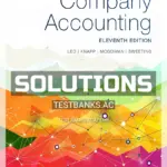 Solutions Manual for Company Accounting 11th Edition by Leo