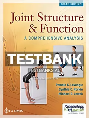 Test Bank for Joint Structure and Function 6th Edition by Levangie