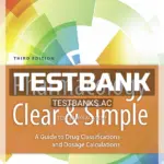 Test Bank for Pharmacology Clear and Simple 3rd Edition by Watkins