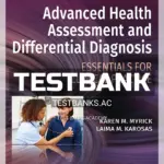 Test Bank for Advanced Health Assessment and Differential Diagnosis Essentials for Clinical Practice 1st Edition by Myrick