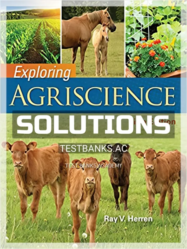 Solutions Manual for Introduction to Veterinary Science 3rd Edition by Lawhead