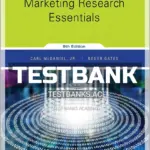 Test Bank for Marketing Research Essentials 9th Edition by McDaniel