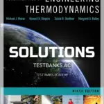 Solutions Manual for Fundamentals of Engineering Thermodynamics 9th Edition by Moran