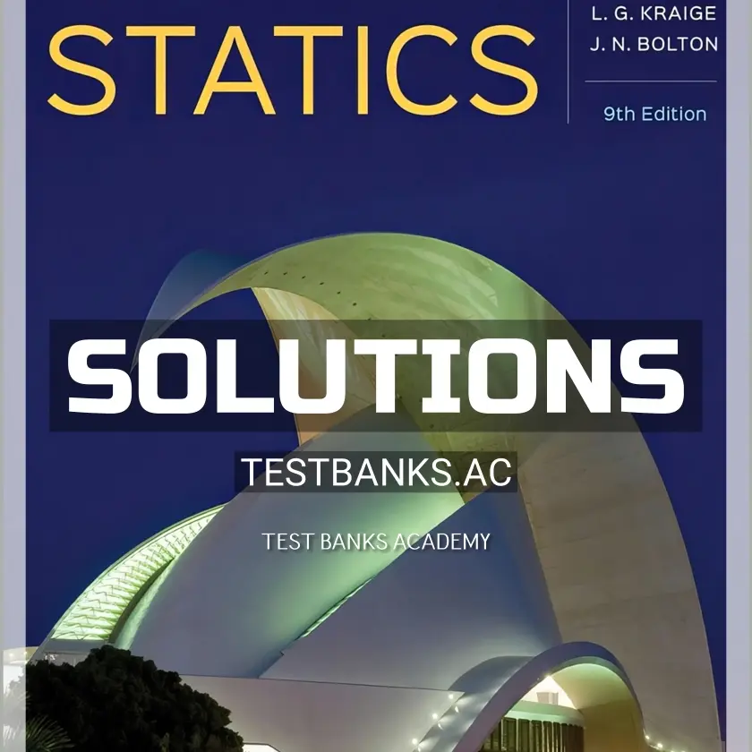 Solutions Manual for Engineering Mechanics Statics 9th Edition by