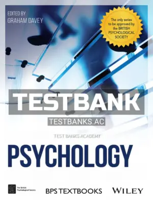 Test Bank for Psychology 1st Edition by Davey