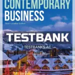 Test Bank for Contemporary Business Canadian 3rd CA Edition by Boone