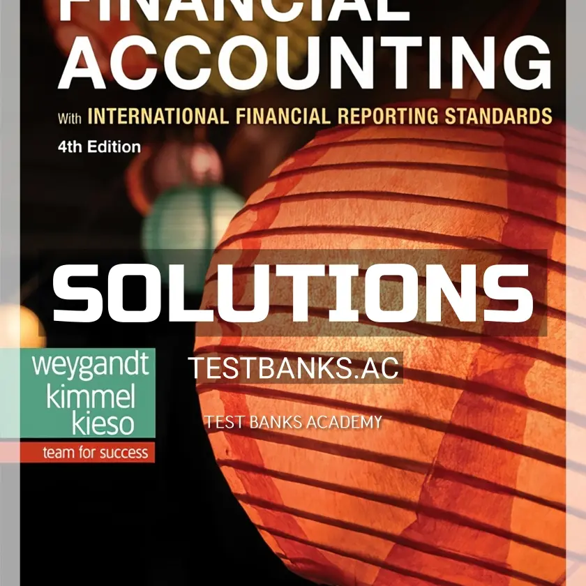 Solutions Manual for Financial Accounting with International