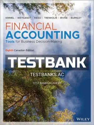 Test Bank for Financial Accounting 8th CA Edition by Kimmel