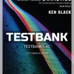 Test Bank for Business Statistics For Contemporary Decision Making 10th Edition by Black