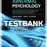 Test Bank for Abnormal Psychology 15th Edition by Kring