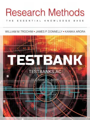 Test Bank for Research Methods The Essential Knowledge Base 2nd Edition by Trochim
