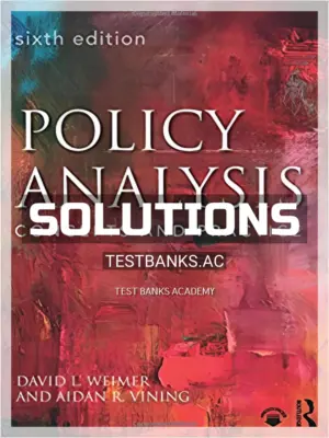 Solutions Manual for Policy Analysis Concepts and Practice 6th Edition by Weimer