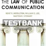 Test Bank for Law of Public Communication 2017 Update 9th Edition by Middleton