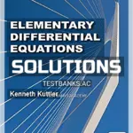 Solutions Manual for Elementary Differential Equations 1st Edition by Kuttler