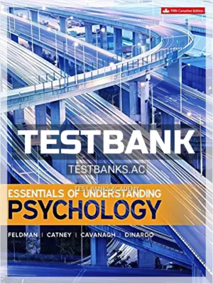 Test Bank for Essentials of Understanding Psychology 5th CA Edition by Feldman