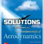 Solutions Manual for Fundamentals of Aerodynamics 6th Edition by Anderson