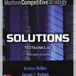 Solutions Manual for Modern Competitive Strategy 4th Edition by Walker
