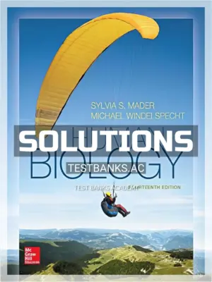 Solutions Manual for Human Biology 14th Edition by Mader