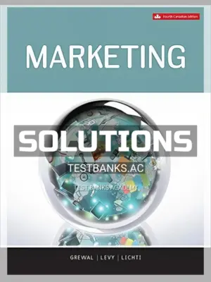 Solutions Manual for Marketing 4th CA Edition by Grewal