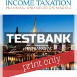 Test Bank for Canadian Income Taxation 19th CA Edition by Buckwold