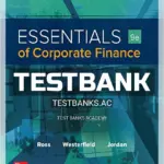 Test Bank for Essentials of Corporate Finance 9th Edition by Ross