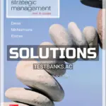 Solutions Manual for Strategic Management Text and Cases 8th Edition by Dess