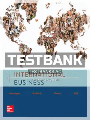 Test Bank for International Business Competing and Cooperating in a Global World 1st Edition by Geringer