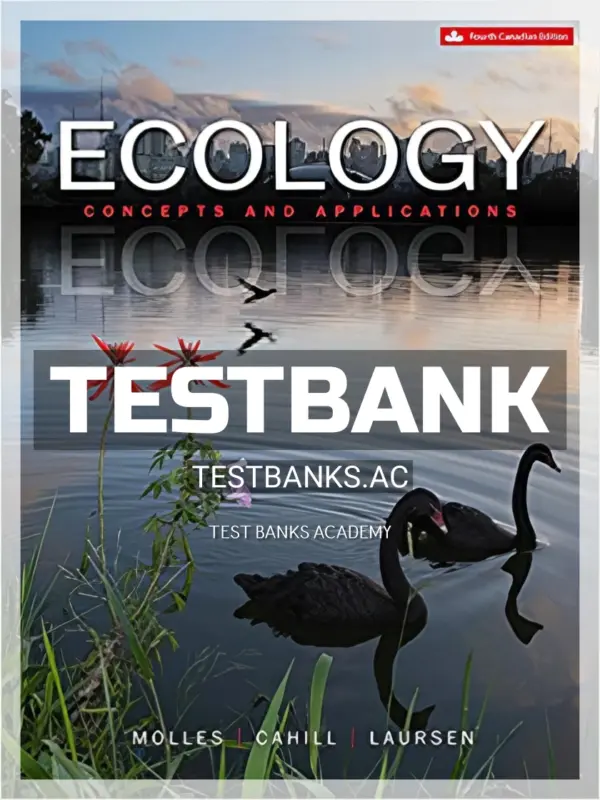 Test Bank for Ecology 4th CA Edition by Molles